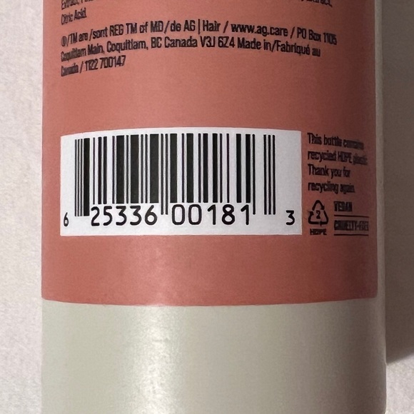 🌸NWT🌸 AG CARE COLOUR SAVOUR COLOUR PROTECTING SHAMPOO 10oz bottle - Picture 7 of 9